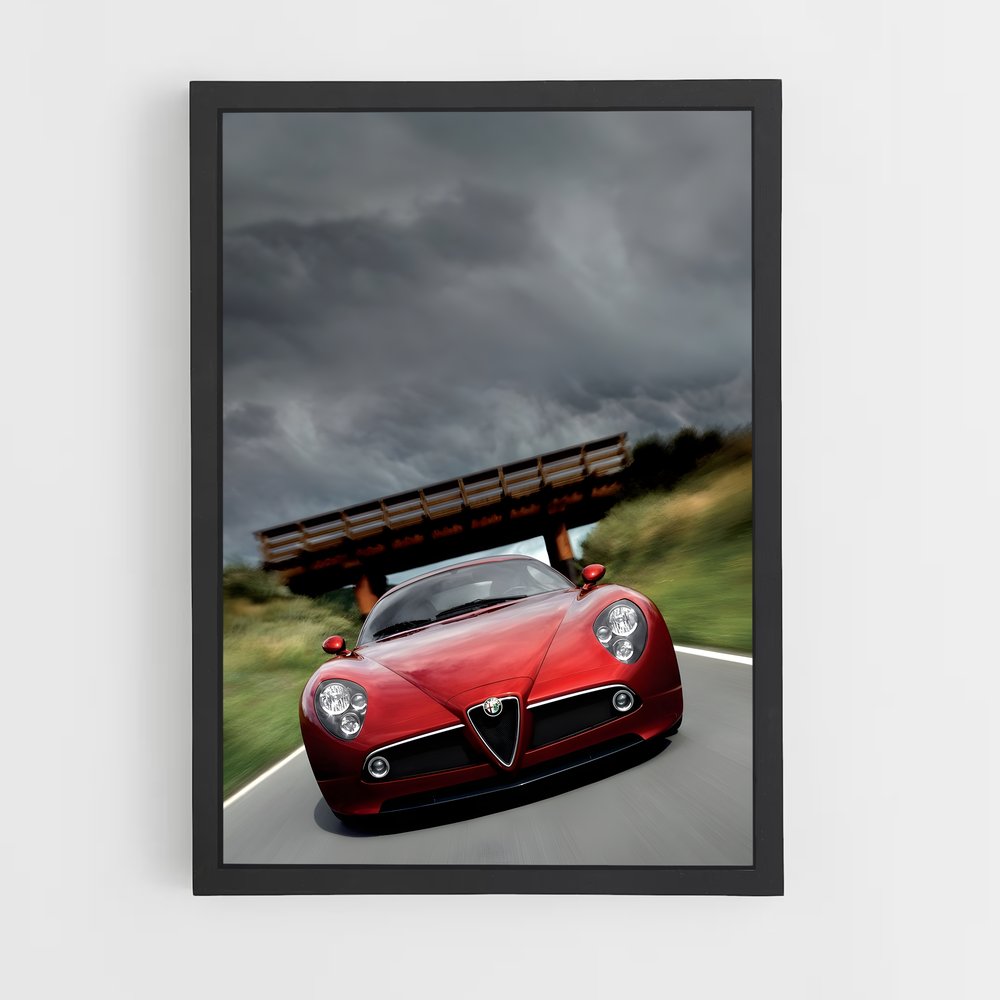 Poster competizione de Vitesse – affiche Alfa Romeo (vue 2)